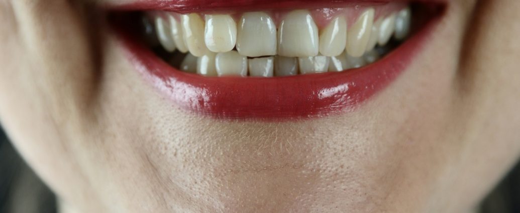 close-up of a woman smiling